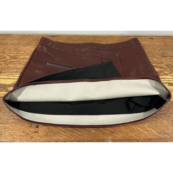 Wild Fable Black Faux Leather Mini Skirt Size M - Picture 6 of 7